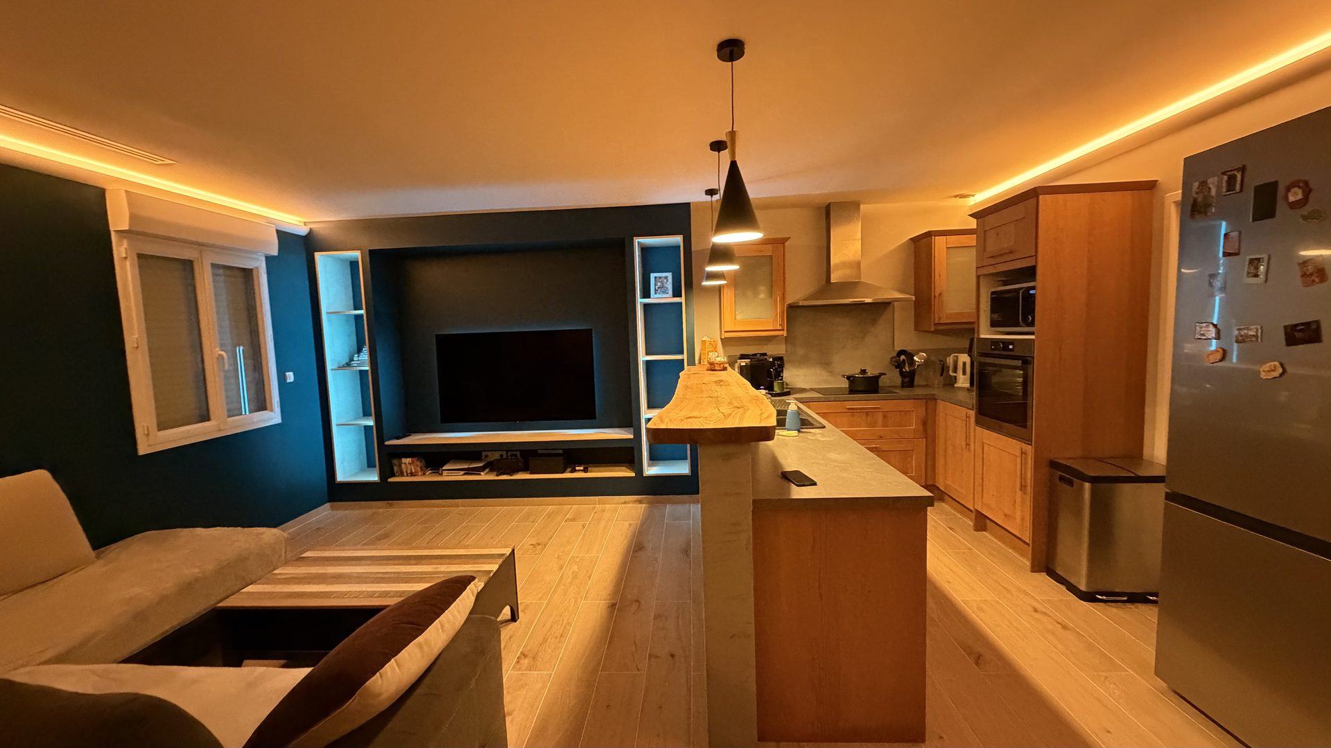 Renovation salon Saint-Hilaire-la-Cote - Work Service