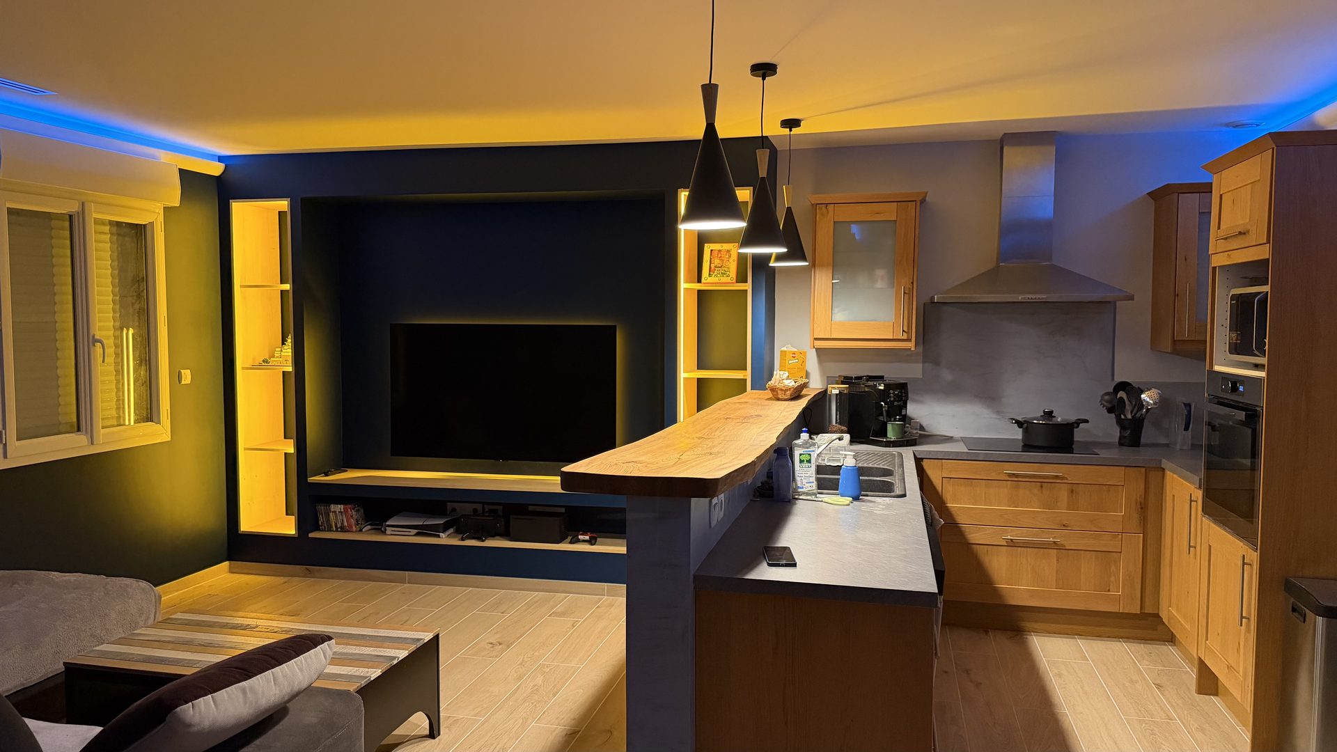 Renovation salon Saint-Hilaire-la-Cote - Work Service