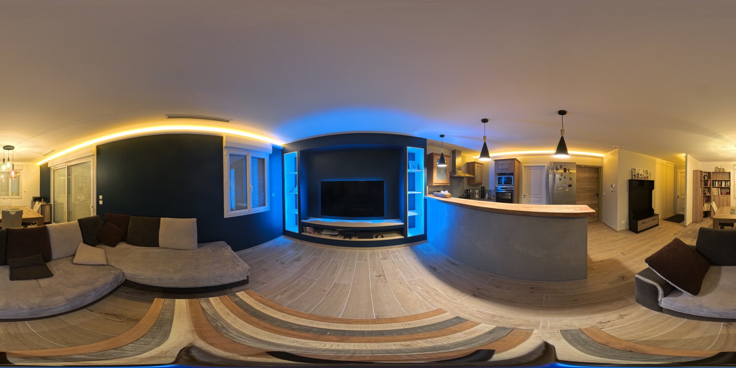 Renovation salon couloir Saint-Hilaire-la-Cote 38 - Work Service